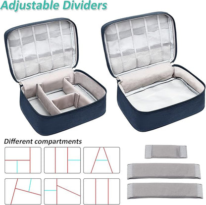 Electronics Organizer Travel Cable Organizer Bag Waterproof Portable Digital Storage Bag Electronic Accessories Case Cable Charger Organizer Case