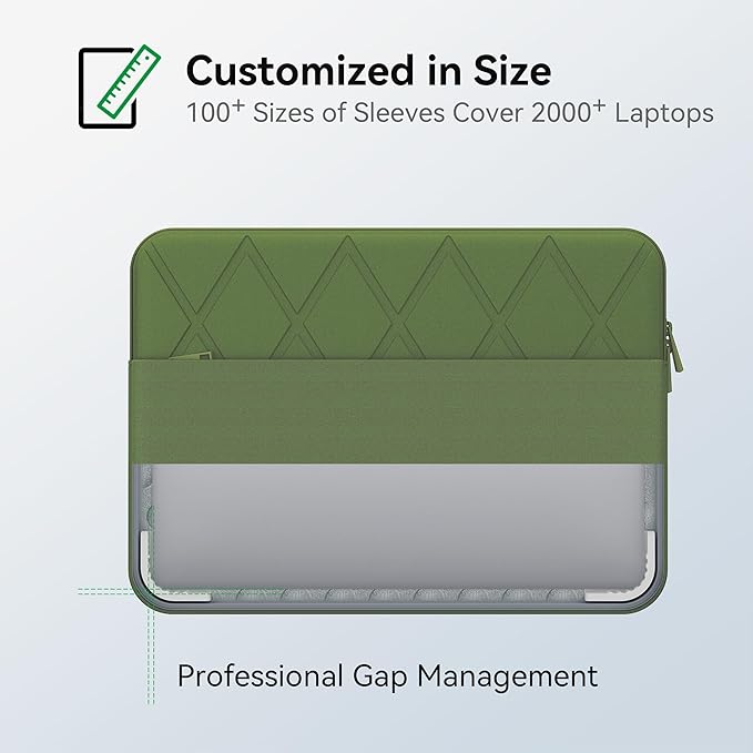 Smatree Laptop Sleeve for 16inch Lenovo Legion 7i Gen 10/9, for LegionPro 7i Gen 9(Not Fit LegionPro 7i Gen10), for Legion 5i/Pro 5i Gen 9, for Legion5 Pro/7 Gen 7,for ThinkPad P16v Gen 2,Green(E601G)