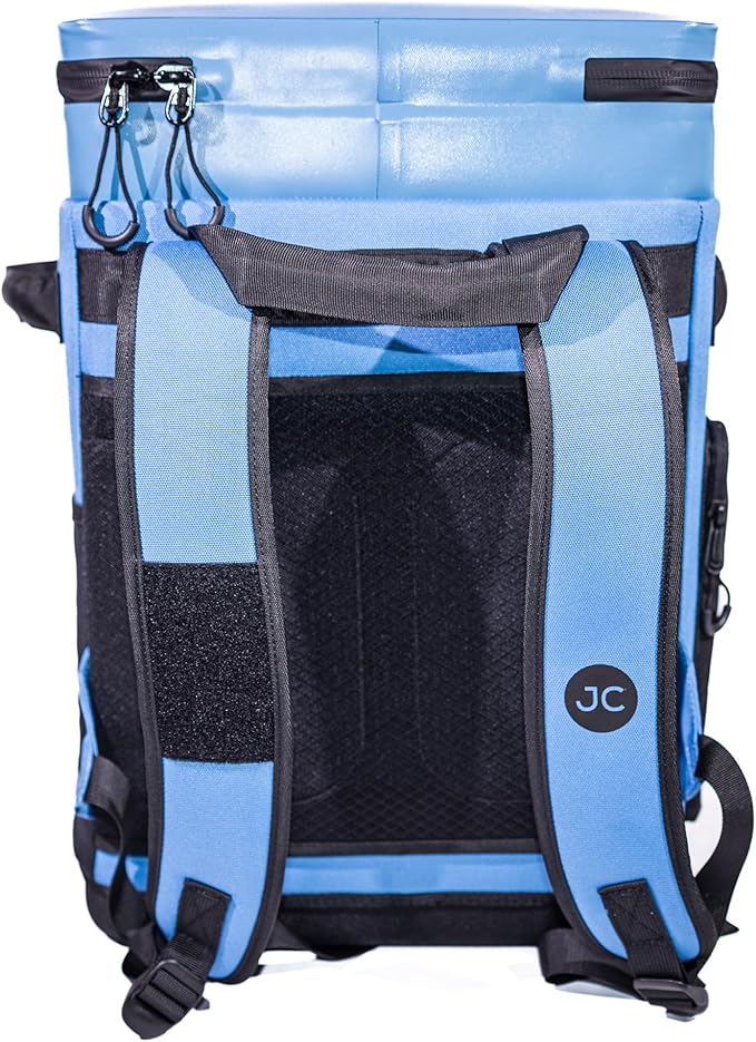 Convertible Cooler Backpack with Dry Storage by JustinCASE | Waterproof Travel Cooler Bag for Drinks, Clothes & Trips