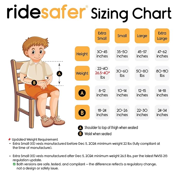 RideSafer - Small Pink, Lightweight, Compact, Portable Car Seat - Perfect for Travel and Everyday Child Safety