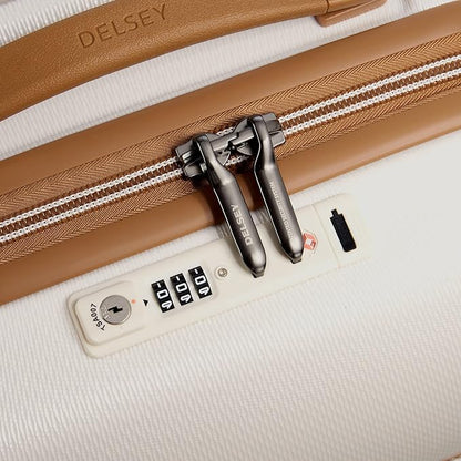DELSEY PARIS Chatelet Air 2.0 Hardside Luggage with Spinner Wheels, Angora, 2 Piece Set, (24/28)