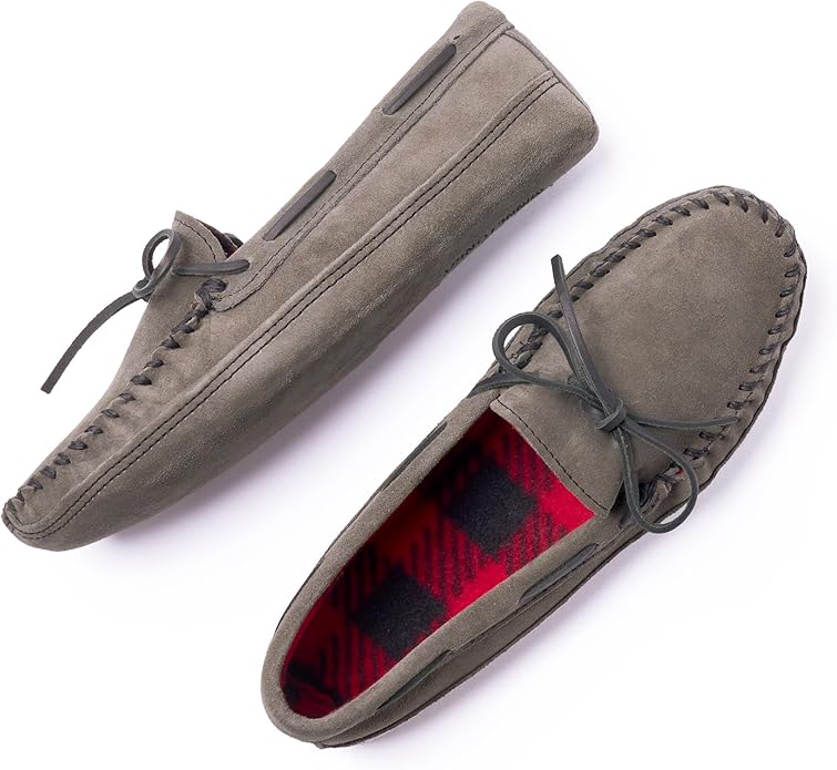 Minnetonka Men's Double Bottom Fleece Slipper