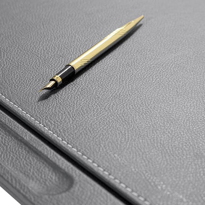 MOOGCO Bonded Set - Desk Accessories - Leather Desk Organizer - Bonded Leather Set - Office Desk Accessories - Home Office Accessories - Desk Supplies - Leather Desk Set - Office Accessories