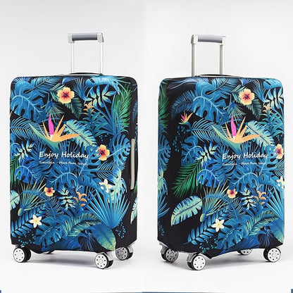 Travelkin Luggage Covers For Suitcase Tsa Approved,Suitcase Cover Protector Fit 18-32 Inch Luggage (Paradise, M)