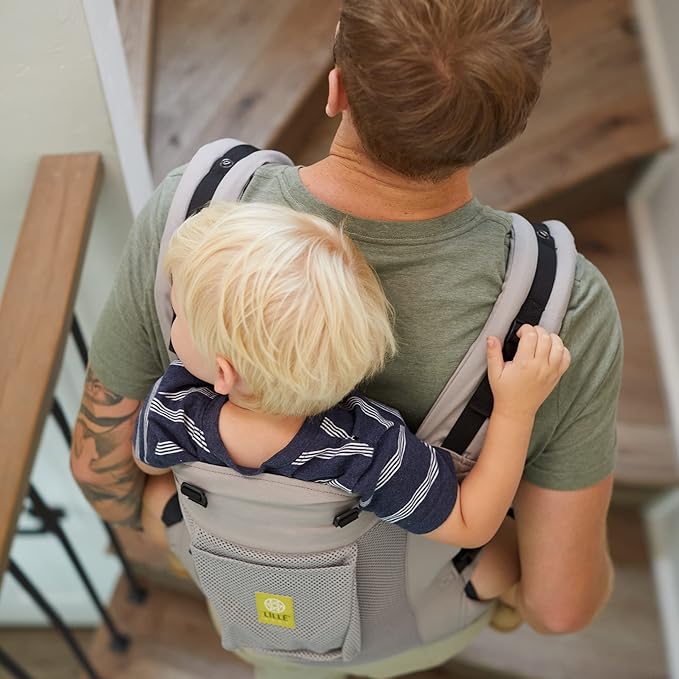 LÍLLÉbaby 3-in-1 Ergonomic CarryOn Airflow Toddler Carrier with Lumbar Support & Breathable Mesh Lining (25-60 lbs), Supportive & Comfortable, Multi-Position Carrying for Hiking & Travel (Mist)