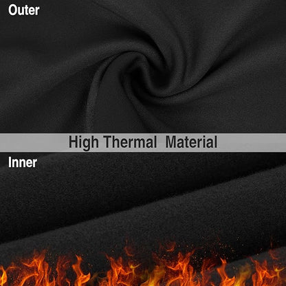 2 Pack Winter Neck Gaiter Warmer for Men&Women,Windproof Face Cover Fleece Face Mask Scarf for Cold Weather Sport