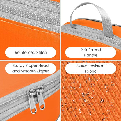 Cambond Compression Packing Cubes for Travel Women - Expandable Travel Bags Luggage Organizers Travel Essentials Compression Cubes for Travel Carry on Suitcases Organizer