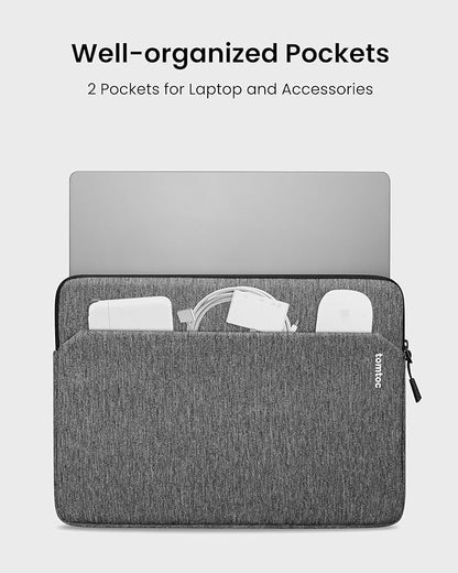 tomtoc Slim Laptop Sleeve for 13.5-14.3 Lenovo, HP, ASUS, Dell, Acer Laptop Notebook, Vivobook/Zenbook 14, Water-Resistant Protective Case for 13.8 Inch Surface