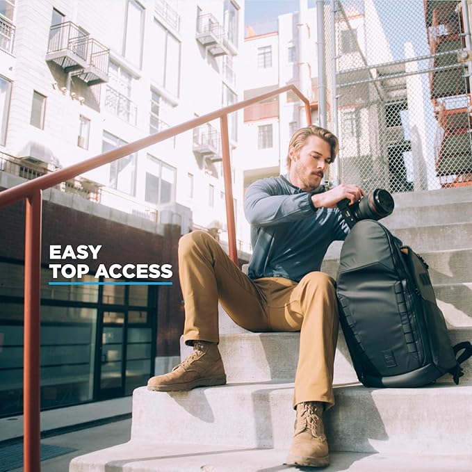 NOMATIC Peter Mckinnon Camera Pack 25L, Ladder, & Large Camera Cube - DSLR Camera Backpack for Men And Women, Extra Large Photography Bag, Travel Camera Backpack, Weekend Bag