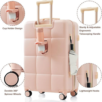 Hardside Suit case with Spinner Wheel Lightweight TSA Lock