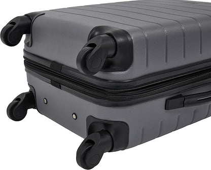 Wrangler 20" Smart Spinner Carry-On Luggage With USB Charging Port