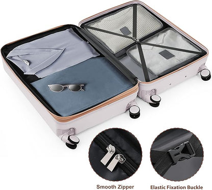 Hard Shell Suit case with Spinner Wheel Lightweight TSA Lock