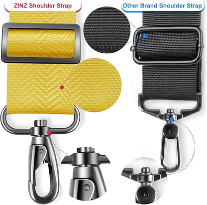 ZINZ 60" Universal Bag Strap with Ultra-thick Fixed Breathable Pad Adjustable Heavy-duty Shoulder Strap for Laptop bag Crossbody Luggage Gym Bag Camera Bag and more -Y01E01