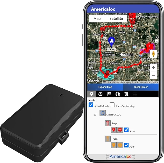 Americaloc Pro GPS Tracker LLX. Includes 4 Months of Free Service