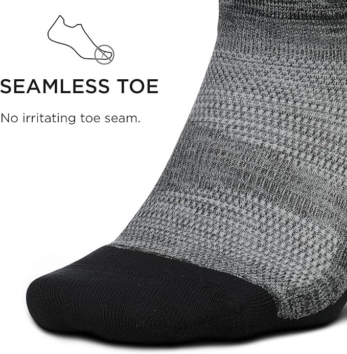 Feetures Elite Light Cushion No Show Tab Athletic Ankle Socks - Sport Sock with Targeted Compression