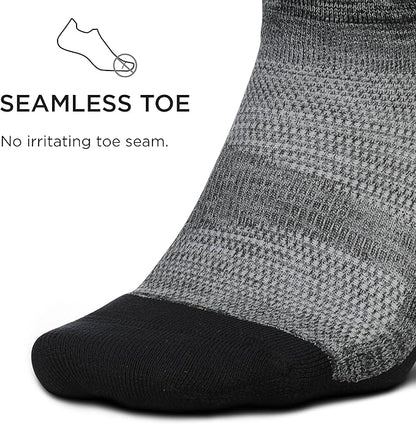 Feetures Elite Light Cushion No Show Tab Athletic Ankle Socks - Sport Sock with Targeted Compression