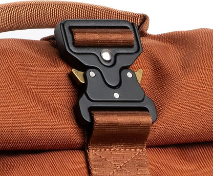 Think Tank FocusPoint 30L RollTop Camera Backpack - Urban Rust: Expandable Travel & Camera Backpack with Laptop Sleeve, Quick Side and Back Access, Rain Cover – Versatile Photography & Travel Bag