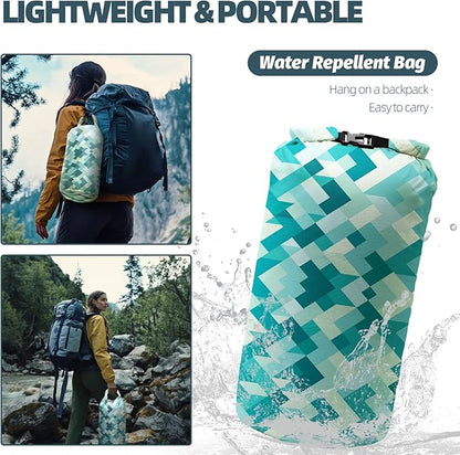 Outdoor Camping Blanket with Sherpa Lining, Extra Warm Thick Camp Blankets and Puffy Ultralight Soft Poncho DWR Camping Quilt for Cold Weather, Adventure, Sleeping, Backpacking 78"x 56"