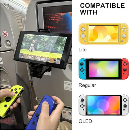 Perilogics 2025 Upgraded Travel Essentials Must Haves Airplane Phone Holder Mount. Improved Ergonomic Lever, Perfect for Long Flight, Cruise, Desk, Travel Gift for Content Creator