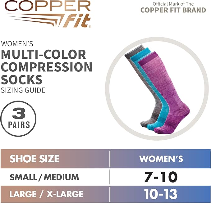 Copper Fit Womens Knee High