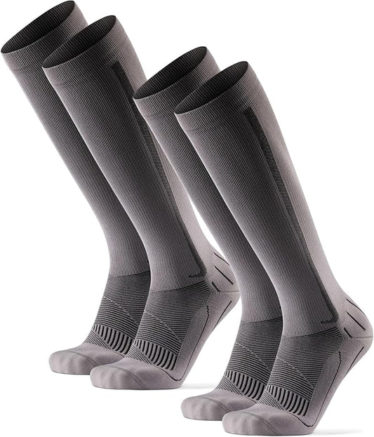 DANISH ENDURANCE 21-26 mmHg Compression Socks | Graduated Support & Faster Recovery | Running & Travel | Unisex 1 Pack