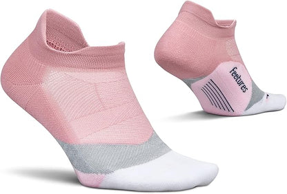 Feetures Elite Light Cushion No Show Tab Athletic Ankle Socks - Sport Sock with Targeted Compression
