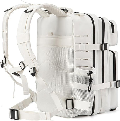 QT&QY 25L/45L Military Tactical Backpack For Men Molle Daypack 3 Day Bug Out Bag Hiking Rucksack With Bottle Holder