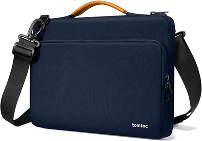 tomtoc 360 Protective Laptop Shoulder Bag for M4 MacBook Pro 16-inch M3/M2/M1 Pro/Max 2024-2019, The NEW RAZER BLADE 15/16, Dell Inspiron 16 Laptop, Water-Resistant Accessory Case