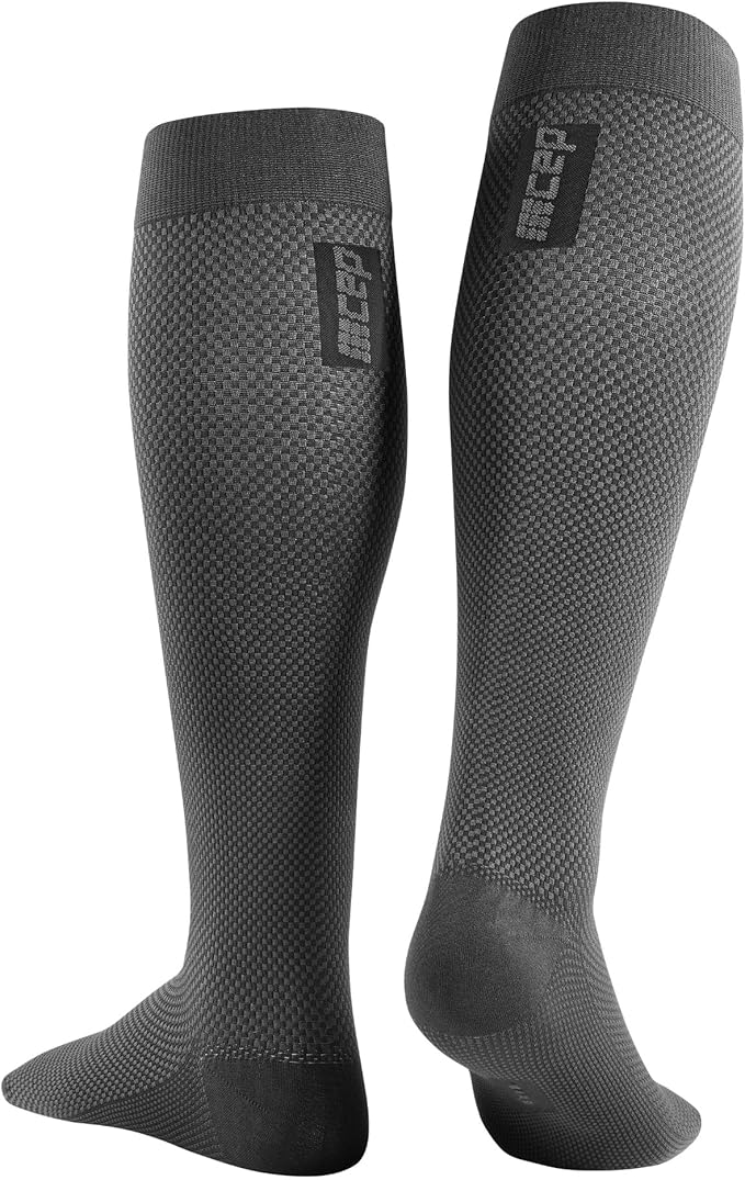 CEP Men’s Allday Knee High Compression Wool Socks - Business, Dress, Travel Long Socks