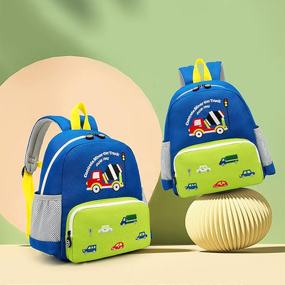 willikiva Cute Zoo Little 3d Backpack Kids Backpack for Boys and Girls Toddler Backpack Waterproof Preschool(Green Blender)