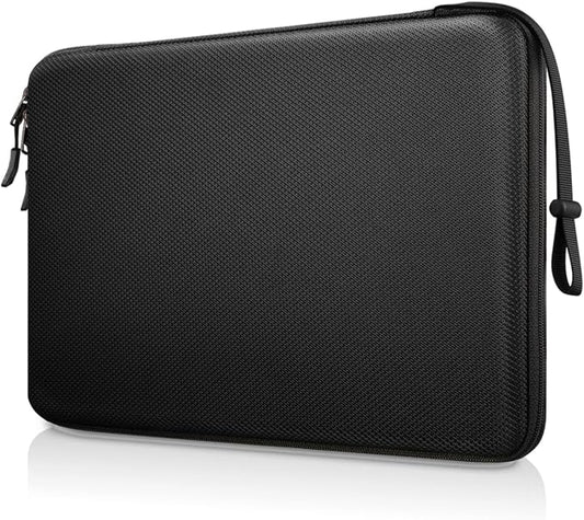 FINPAC Hard Laptop Sleeve Case for 15.3 inch MacBook Air M4 A3241 M3A 3114 M2 A2941 2025 2024, 16.2 inch MacBook Pro M4/M3/M2/M1 Pro/Max, Waterproof Case for Surface Laptop/Book, Black