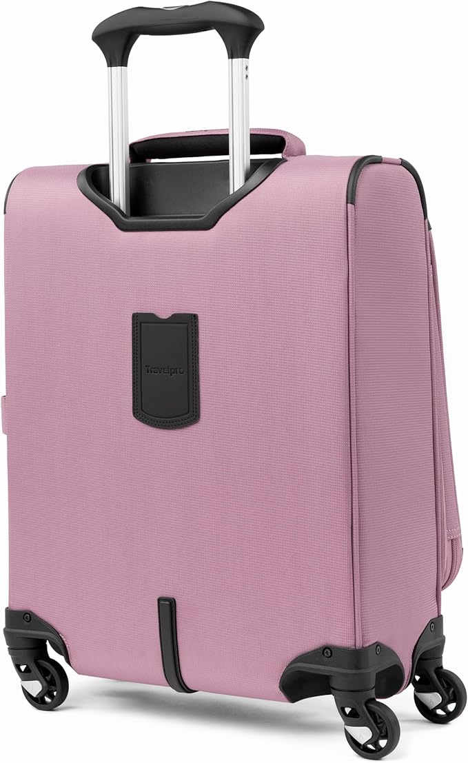 Travelpro Maxlite 5 Softside Expandable Luggage with 4 Spinner Wheels, Lightweight Suitcase, Men and Women, International, Orchid Pink Purple, Carry-on 19-Inch