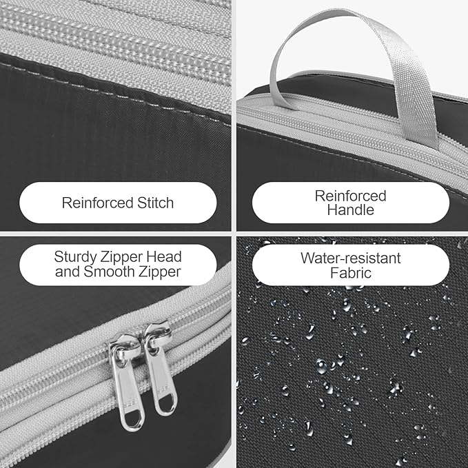 Cambond Compression Packing Cubes for Travel Women - Expandable Travel Bags Luggage Organizers Travel Essentials Compression Cubes for Travel Carry on Suitcases Organizer