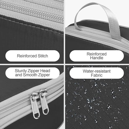 Cambond Compression Packing Cubes for Travel Women - Expandable Travel Bags Luggage Organizers Travel Essentials Compression Cubes for Travel Carry on Suitcases Organizer