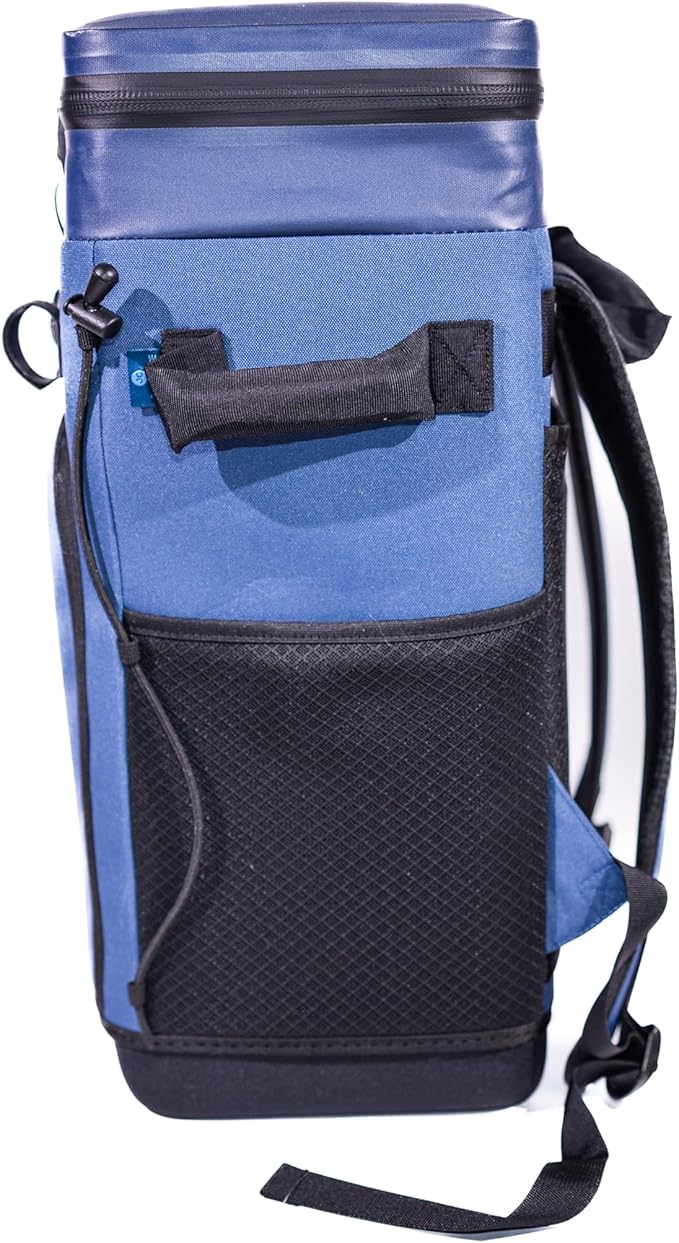 Convertible Cooler Backpack with Dry Storage by JustinCASE | Waterproof Travel Cooler Bag for Drinks, Clothes & Trips