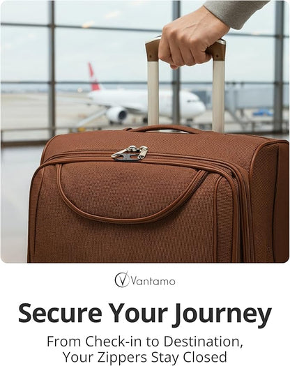 Vantamo Premium 4 Zipper Clips Anti Theft for Backpack, Luggage & Purse, Pull Replacement Zipper Locks, Purse Clip for Travel