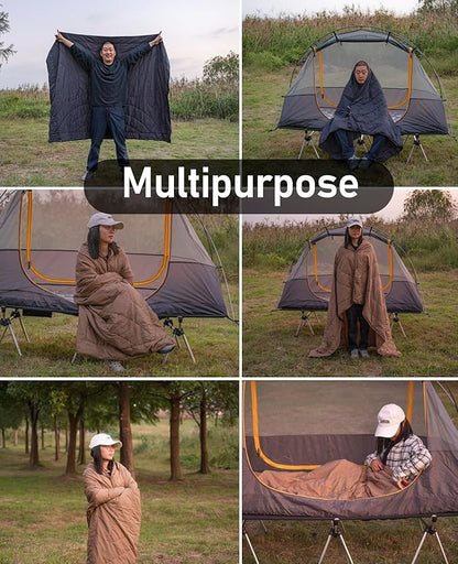 iClimb 3M Thinsulate Insulation Warm Camping Blanket Ultralight Compact
