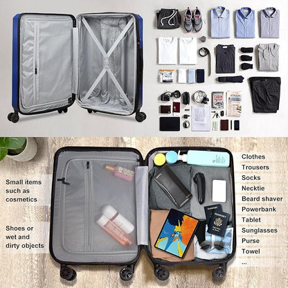 Verdi Hardside 24 Inch Luggage with Spinner Wheels Lightweight Expandable Suitcase