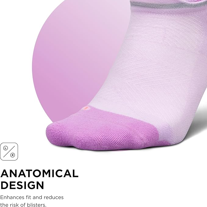 Feetures Elite Max Cushion No Show Tab Ankle Socks - Sport Sock with Targeted Compression