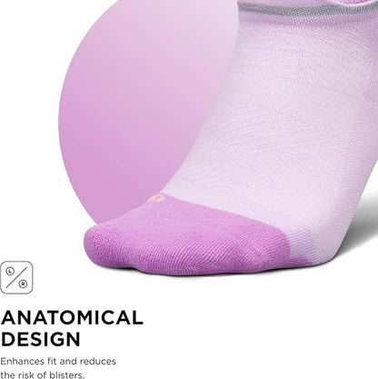 Feetures Elite Max Cushion No Show Tab Ankle Socks - Sport Sock with Targeted Compression