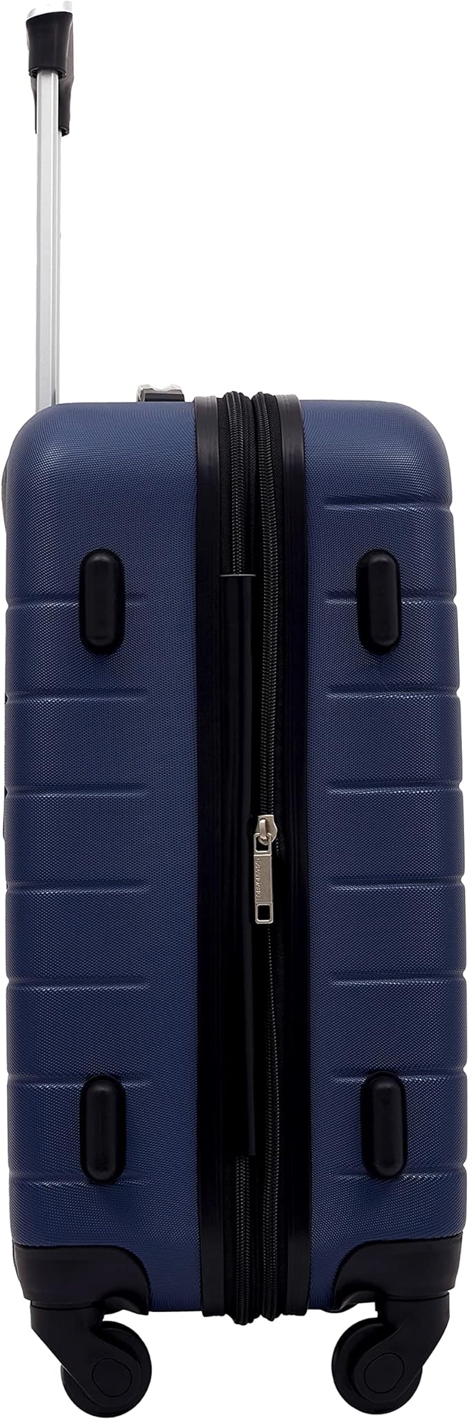 Wrangler Smart Luggage Set with Cup Holder and USB Port, Navy Blue, 2 Piece