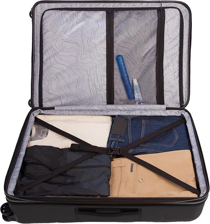 Eddie Bauer Glacier Carry-On 22" Luggage | Hardside | Spinner Wheels | Expandable | Lightweight | Travel Essentials - Carbon Grey
