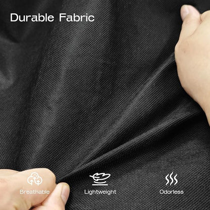 2 Pack Heavy Duty Garment Bags for Travel Suit Bags, Dress Bags, Garment Bags for Hanging Clothes with Pockets Men's Suit Holder for Shirts, Coats, Dresses (Black, 2Pack 60")