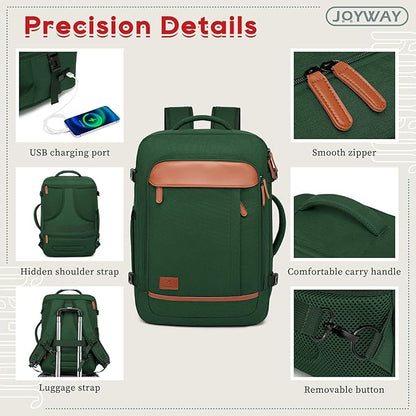 Joyway Expandable Carry on Luggage Sets Airline Approved, Lightweight Hard Shell 20 Inch Carry-on Suitcase with Spinner Wheels