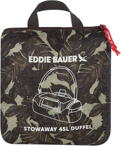 Eddie Bauer Stowaway Packable Duffel Bag | Travel | Foldable | Lightweight | Durable | Ripstop Polyester