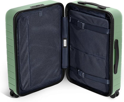 Away Bigger Carry-On Luggage, Lightweight Hardside Large Suitcase with Spinner Wheels, TSA Lock, Airline Approved, Sea Green