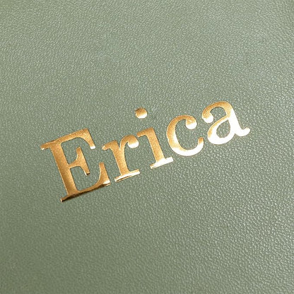Angelina's Palace Personalized Jewelry Case with Name Engraved,Custom Leather Travel Jewelry Organizer Box for Rings,Earrings,Necklaces,Birthday Bridesmaid Gift For Women