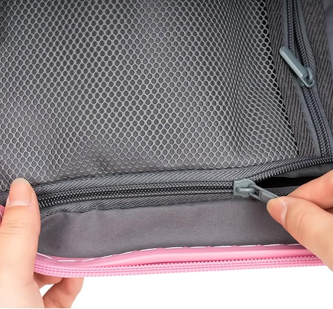 DNYSYSJ 20" Children's Ride On Luggage, Kid's Trolley Suitcase with Universal Wheels and Password Lock, Carry On Luggage Rolling Luggage, Aged 1-6 Years, ABS+PC (Pink, Snail Pattern)