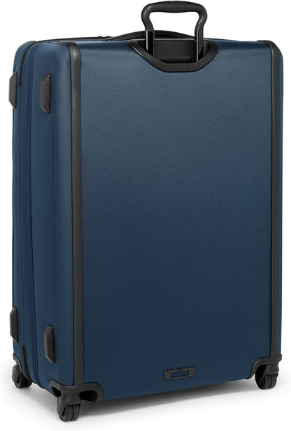 TUMI - Alpha Extended Trip Expandable 4-Wheeled Packing Case - Rolling Suitcase with Removable Garment Sleeve - Secure Luggage - Navy