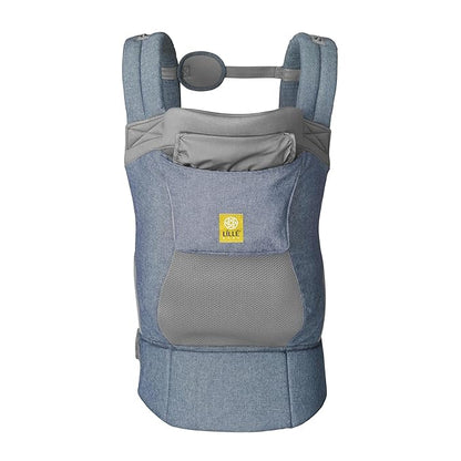 LÍLLÉbaby 3-in-1 Ergonomic CarryOn Airflow Toddler Carrier with Lumbar Support & Breathable Mesh Lining (25-60 lbs), Supportive & Comfortable, Multi-Position Carrying for Hiking & Travel (Chambray)
